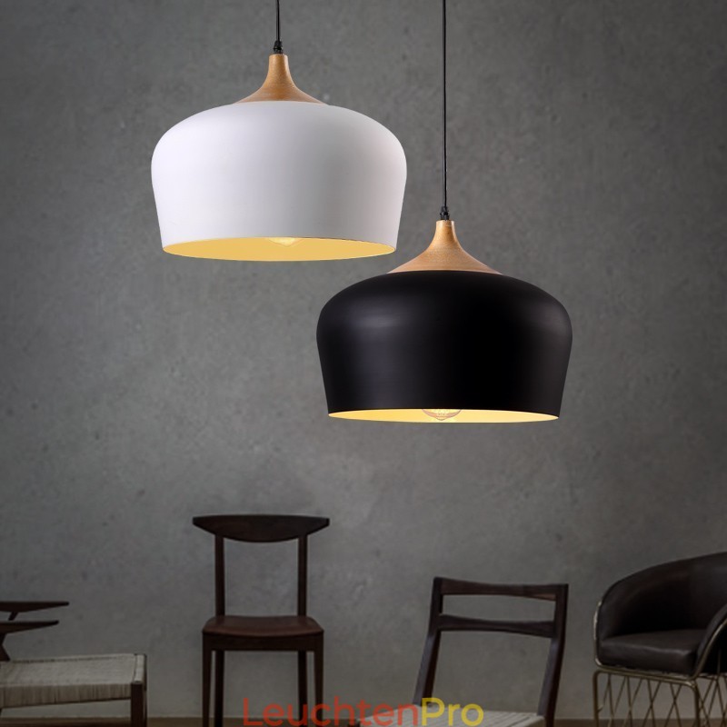 1 Licht Moderne zeitgenössische Pendelleuchte Hängelampe mit weiß rot blau Schatten