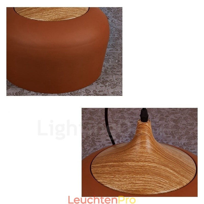 1 Licht Moderne zeitgenössische Pendelleuchte Hängelampe mit weiß rot blau Schatten