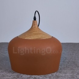 1 Licht Moderne zeitgenössische Pendelleuchte Hängelampe mit weiß rot blau Schatten
