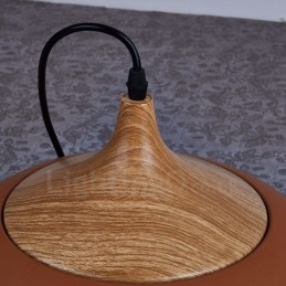 1 Licht Moderne zeitgenössische Pendelleuchte Hängelampe mit weiß rot blau Schatten