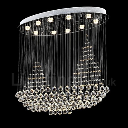 10 Lichter Moderne K9 Kristall Deckenpendelleuchte Innenleuchter Beleuchtung Lampen Leuchten 10 Lichter Moderne K9 Kristall Deckenpendelleuchte Innenleuchter Beleuchtung Lampen Leuchten