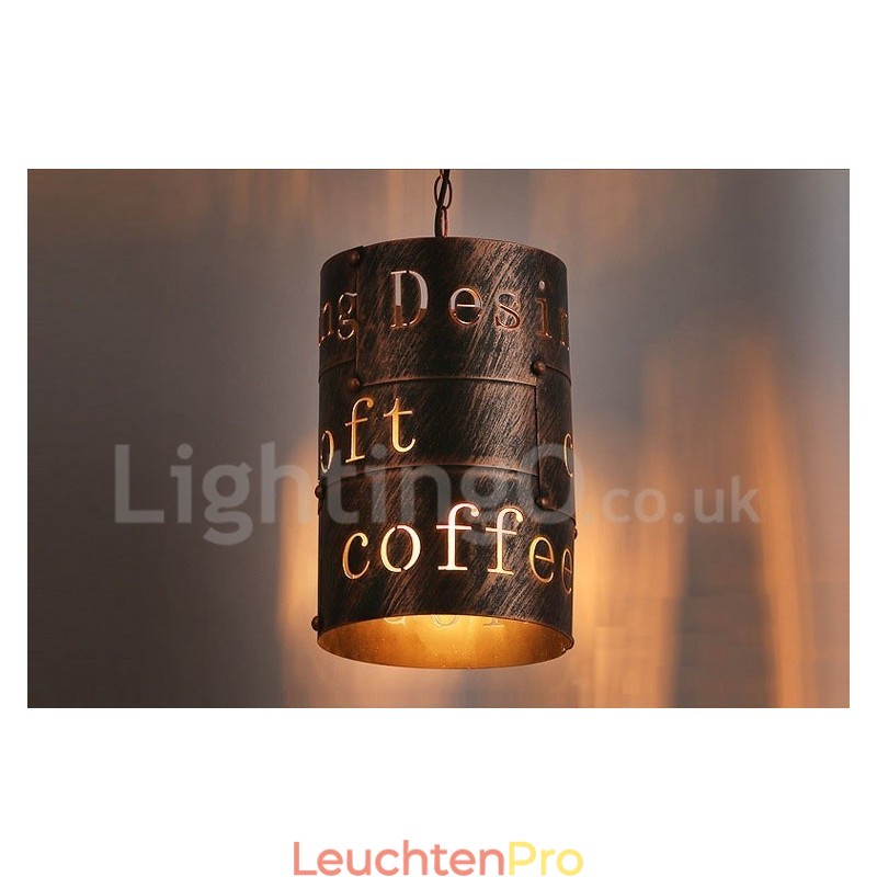 1 Licht Retro Vintage Pendelleuchte Cafe House Pendelleuchte