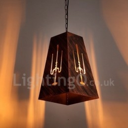 1 Licht Retro Vintage Pendelleuchte Cafe House Pendelleuchte