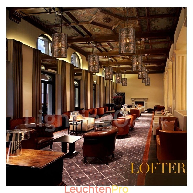 1 Licht Retro Vintage Pendelleuchte Cafe House Pendelleuchte