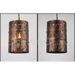1 Licht Retro Vintage Pendelleuchte Cafe House Pendelleuchte