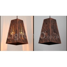 1 Licht Retro Vintage Pendelleuchte Cafe House Pendelleuchte