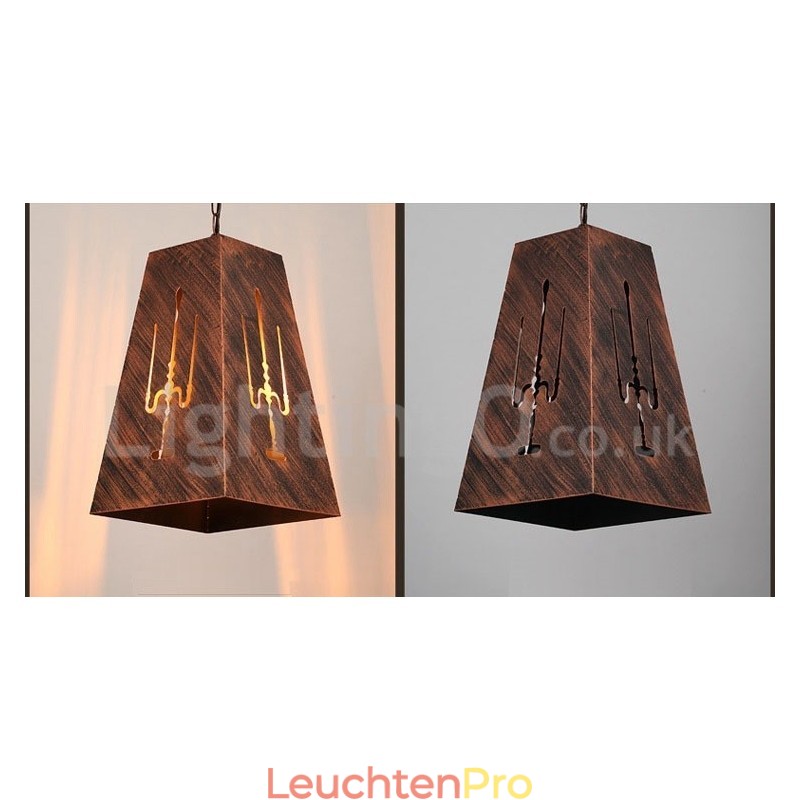 1 Licht Retro Vintage Pendelleuchte Cafe House Pendelleuchte