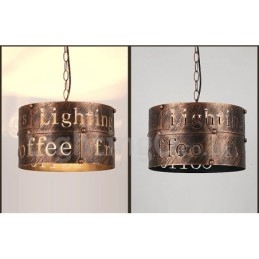 1 Licht Retro Vintage Pendelleuchte Cafe House Pendelleuchte