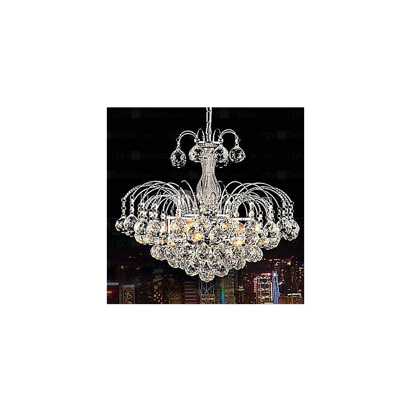 Anhänger Luxus Moderne Kristall Wohnzimmer 3 Lichter Kronleuchter