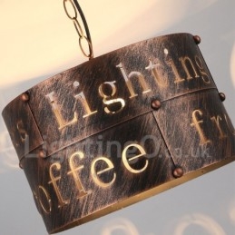 1 Licht Retro Vintage Pendelleuchte Cafe House Pendelleuchte
