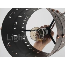 1 Licht Retro Vintage Pendelleuchte Cafe House Pendelleuchte