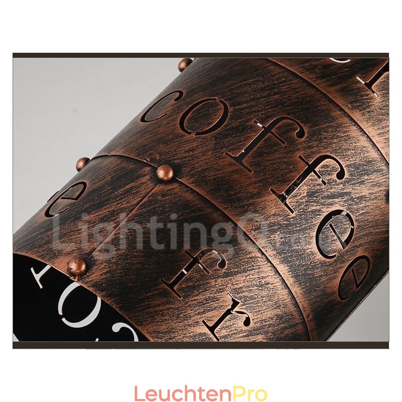 1 Licht Retro Vintage Pendelleuchte Cafe House Pendelleuchte
