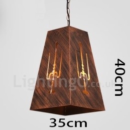 1 Licht Retro Vintage Pendelleuchte Cafe House Pendelleuchte