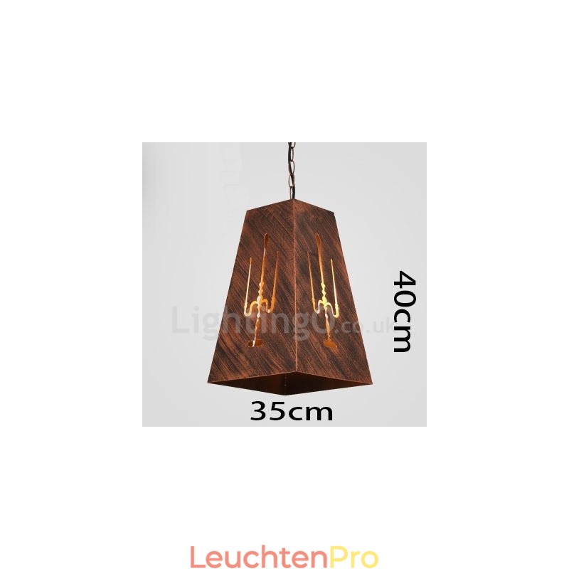 1 Licht Retro Vintage Pendelleuchte Cafe House Pendelleuchte