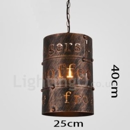 1 Licht Retro Vintage Pendelleuchte Cafe House Pendelleuchte