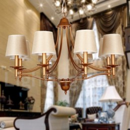 Kronleuchter im rustikalen Retro-Stil im mediterranen Stil mit 8 Lichtern
