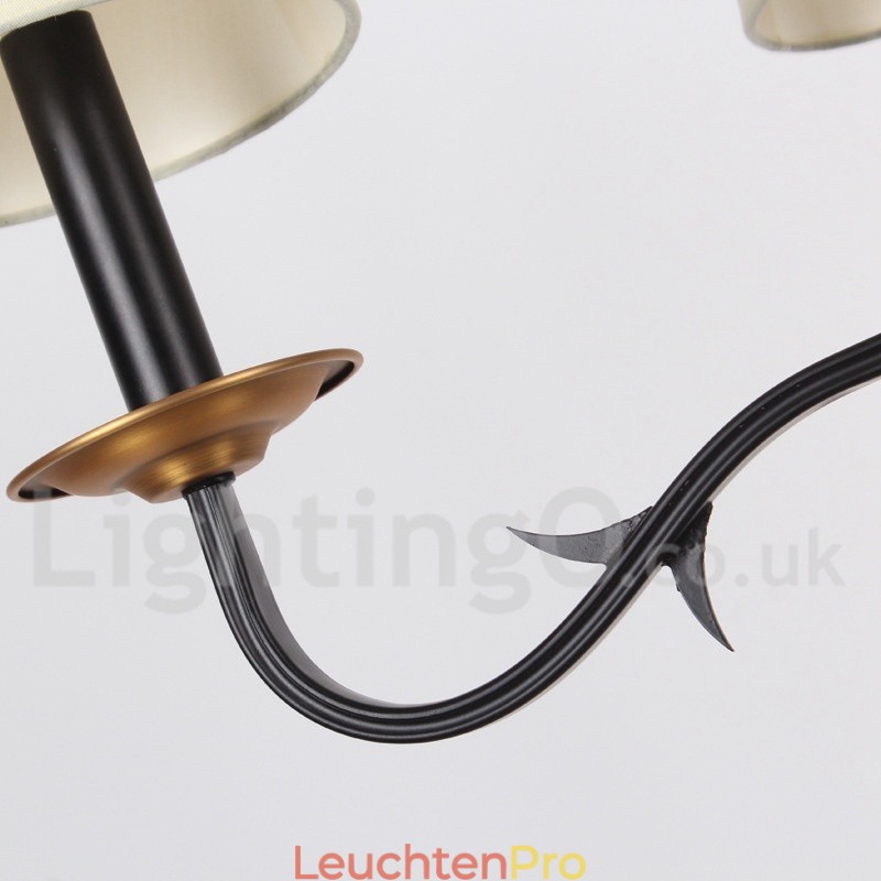 Kronleuchter im Retro-Kerzenstil mit 8 Lichtern