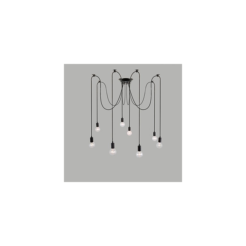 8 Lichter Kronleuchter Pendelleuchte Traditionell Klassisch Retro Metall
