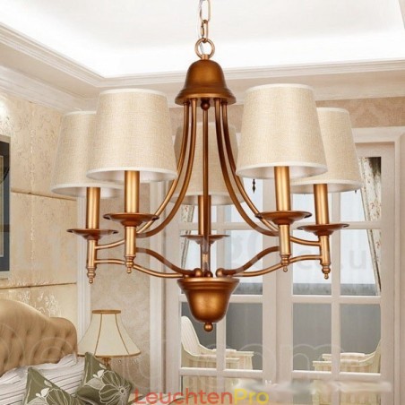 Kronleuchter im rustikalen Retro-Stil im mediterranen Stil mit 5 Lichtern und Kerzenständer Kronleuchter im rustikalen Retro-Stil im mediterranen Stil mit 5 Lichtern und Kerzenständer