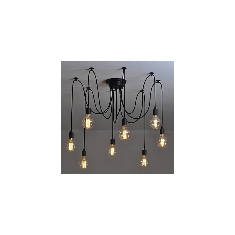 8 Lichter Kronleuchter Pendelleuchte Traditionell Klassisch Retro Metall