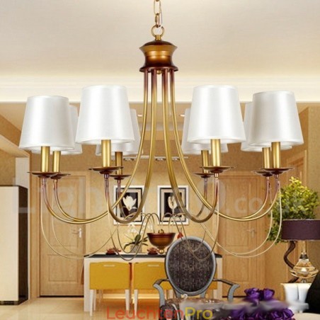 Kronleuchter im rustikalen mediterranen Stil mit 8 Lichtern, modern und zeitgenössisch, Kerzenstil Kronleuchter im rustikalen mediterranen Stil mit 8 Lichtern, modern und zeitgenössisch, Kerzenstil