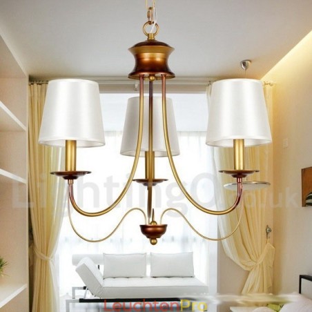 Kronleuchter im rustikalen mediterranen Stil mit 3 Lichtern, modern und zeitgenössisch, Kerzenstil Kronleuchter im rustikalen mediterranen Stil mit 3 Lichtern, modern und zeitgenössisch, Kerzenstil