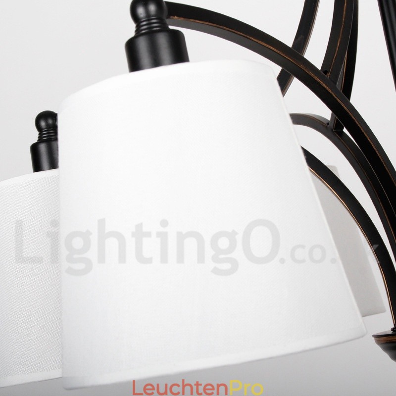 Kronleuchter im rustikalen, modernen Retro-Kerzenstil mit 3 Lichtern