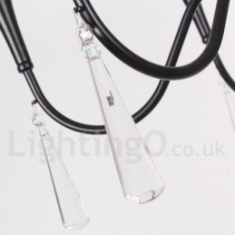 Kronleuchter im Kerzenstil mit 8 Lichtern