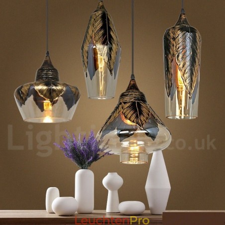 Europäische Retro Glas Pendelleuchte Lounge Pendelleuchte Europäische Retro Glas Pendelleuchte Lounge Pendelleuchte