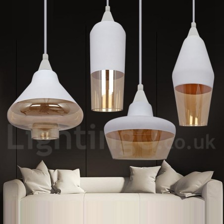 Europäische Retro Lounge Glas Pendelleuchte Europäische Retro Lounge Glas Pendelleuchte