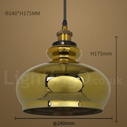 Europäische Glas Pendelleuchte
