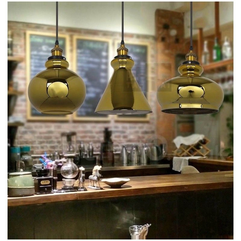 Europäische Glas Pendelleuchte