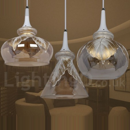 Europäische moderne zeitgenössische Lounge Glas Pendelleuchte Europäische moderne zeitgenössische Lounge Glas Pendelleuchte
