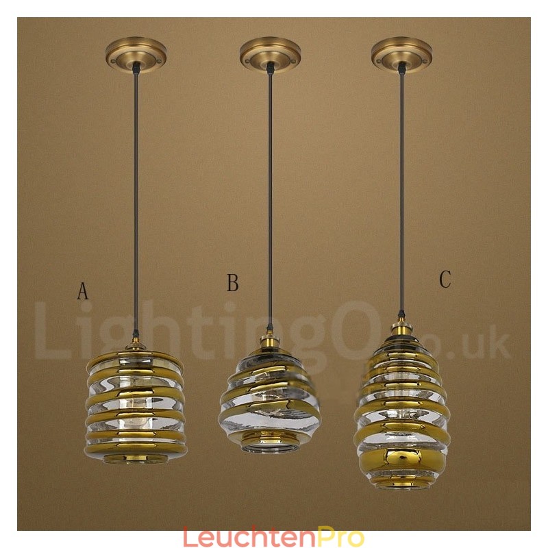 Europäische Glas Pendelleuchte Cafe Lounge Pendelleuchte