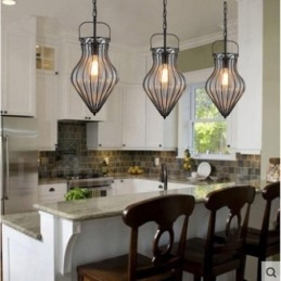 1 Licht Vintage Cafe Glas Pendelleuchte Loft Pendelleuchte