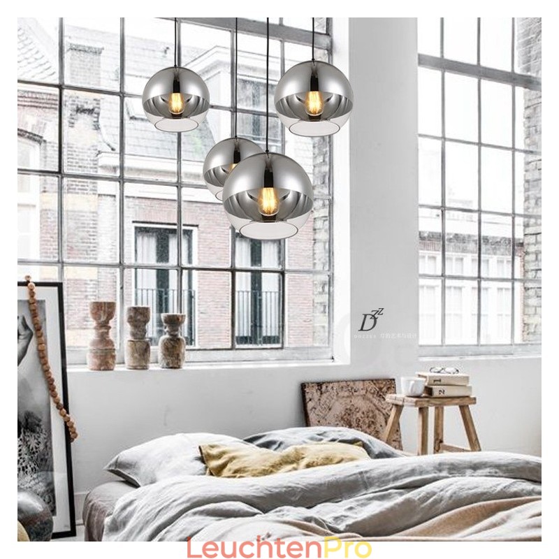 1 Licht Moderne zeitgenössische Beschichtung Cafe Glas Pendelleuchte