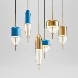 1 Licht Moderne zeitgenössische Glas Pendelleuchte