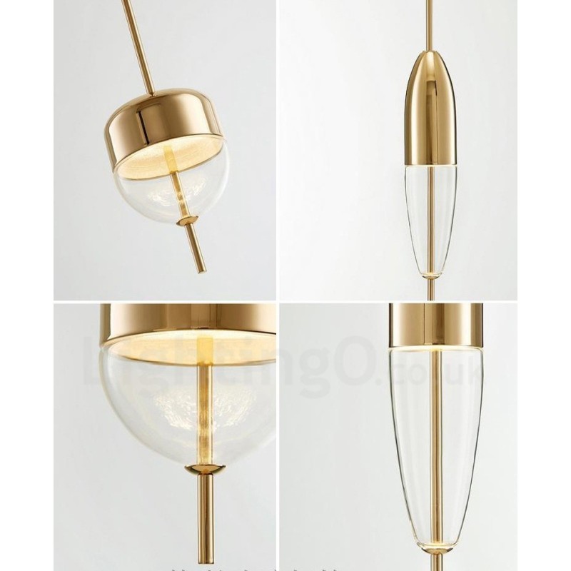 1 Licht Moderne zeitgenössische Glas Pendelleuchte