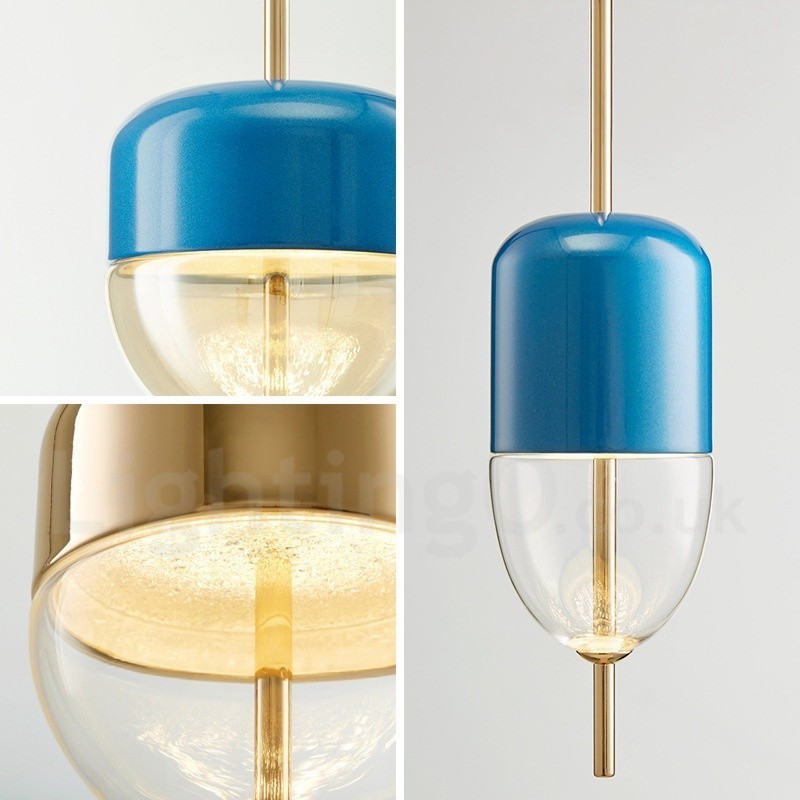 1 Licht Moderne zeitgenössische Glas Pendelleuchte