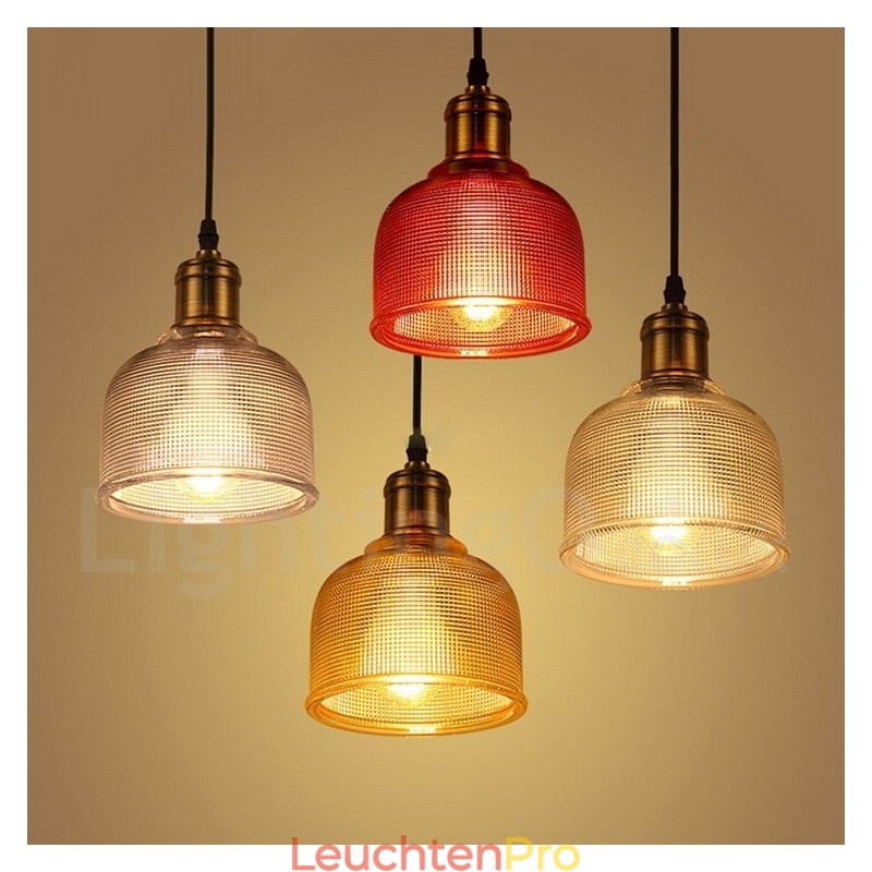 1 Licht Moderne zeitgenössische Cafe Multi Farben Glas Pendelleuchte
