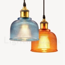 1 Licht Moderne zeitgenössische Cafe Multi Farben Glas Pendelleuchte