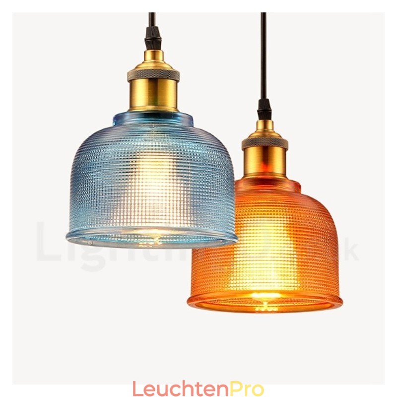 1 Licht Moderne zeitgenössische Cafe Multi Farben Glas Pendelleuchte