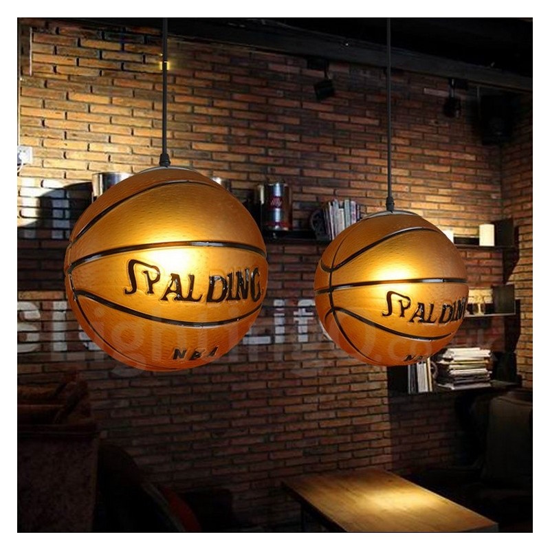 1 Licht Vintage Modern Zeitgenössische Basketball Glasschirm Pendelleuchte
