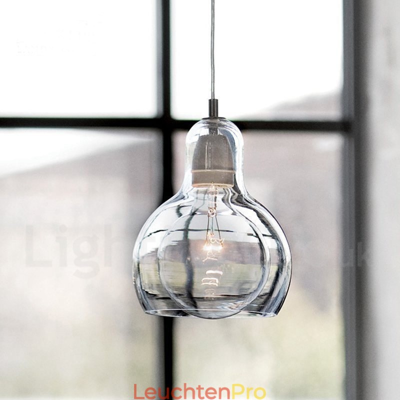 1 Licht nordischen Stil moderne zeitgenössische Glas Pendelleuchte