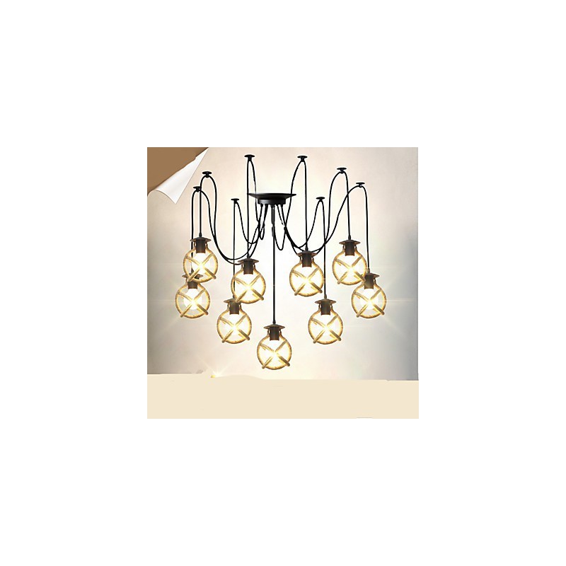 Seillampe Kronleuchter Kleidung lang Kreativ Die himmlischen Mägde streuen Blüten. Spinnenlampe