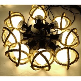 Seillampe Kronleuchter Kleidung lang Kreativ Die himmlischen Mägde streuen Blüten. Spinnenlampe