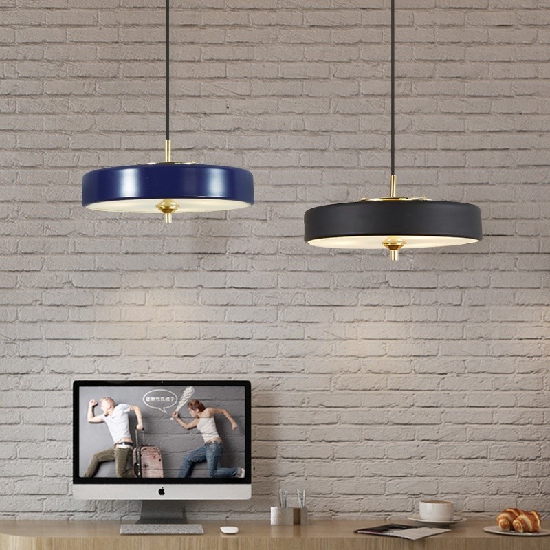 1-flammige, moderne, zeitgenössische Luxus-Pendelleuchte mit Glasschirm