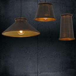 Kronleuchter im Mini-Stil, modernes zeitgenössisches Metall, 3-flammige Pendelleuchte