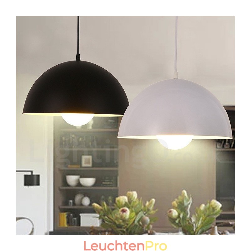 1-flammige, moderne Pendelleuchte aus Stahl mit Schirm aus Aluminiumlegierung