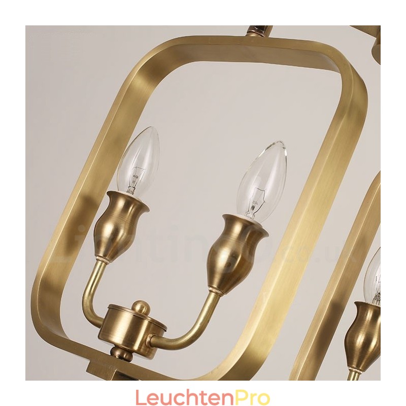 Retro Rustikaler Luxus Messing Pendelleuchte Kronleuchter